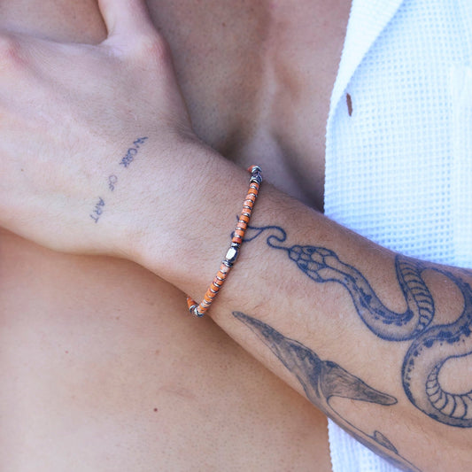 Orange Turquoise Bracelet