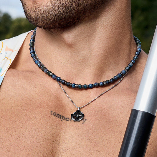 Blue Tiger Eye Necklace