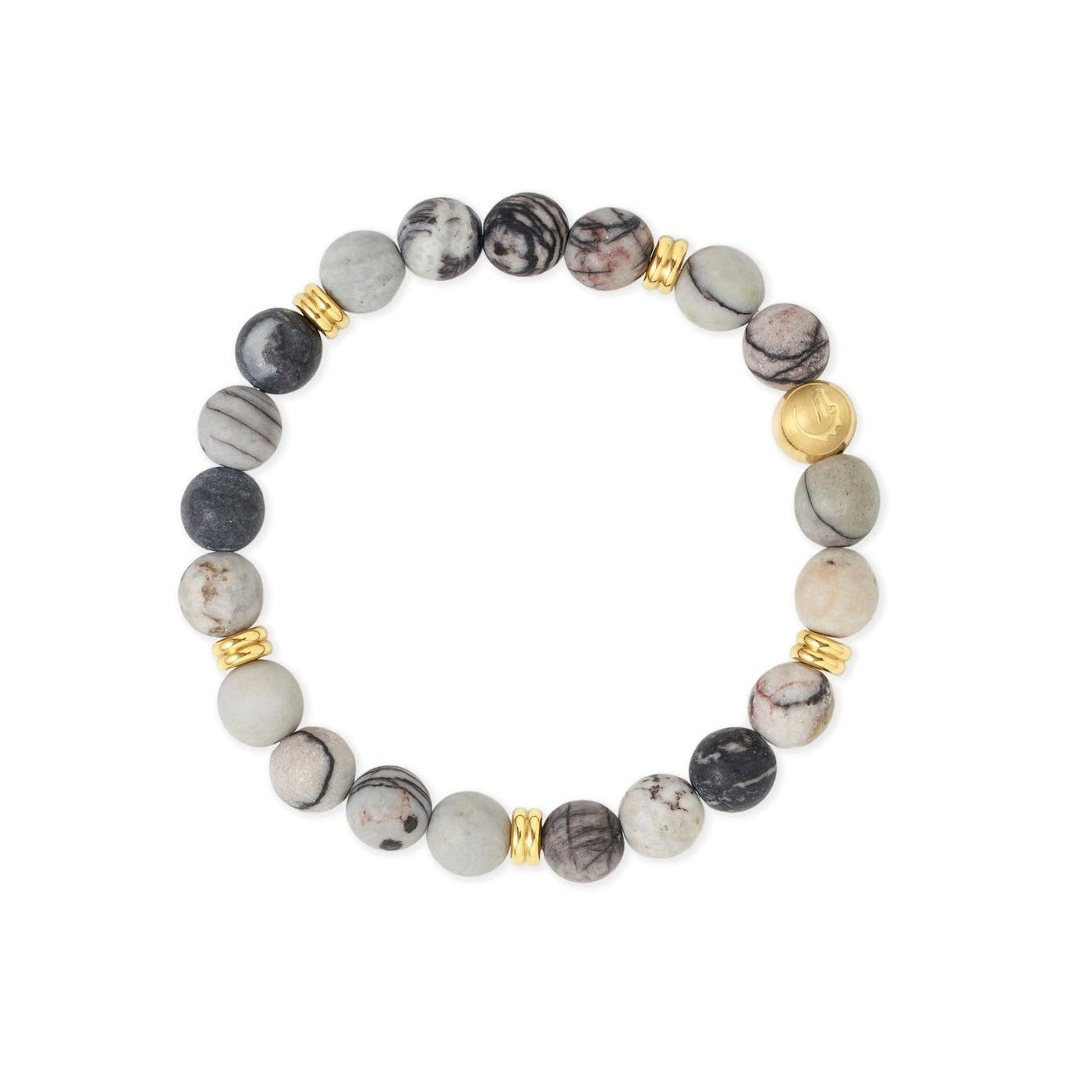 Light Grey Beaded Bracelet