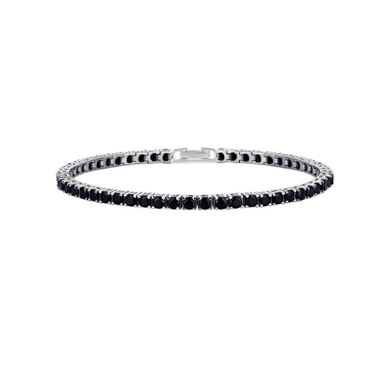 Black Tennis Bracelet
