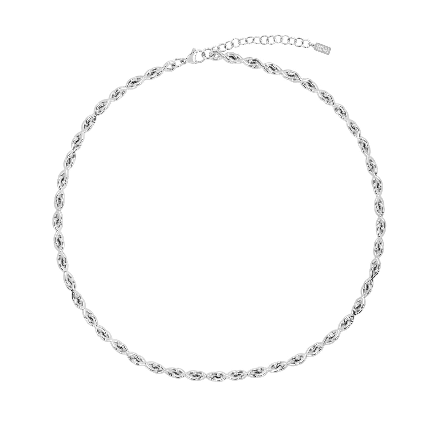 SIN8 Necklace Silver
