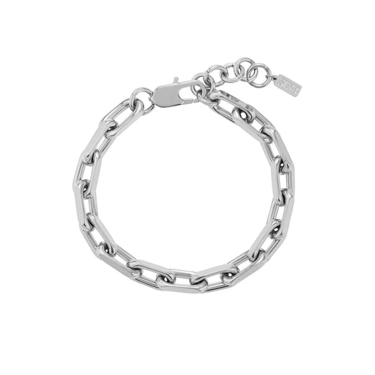 Large Link Bracelet Silver