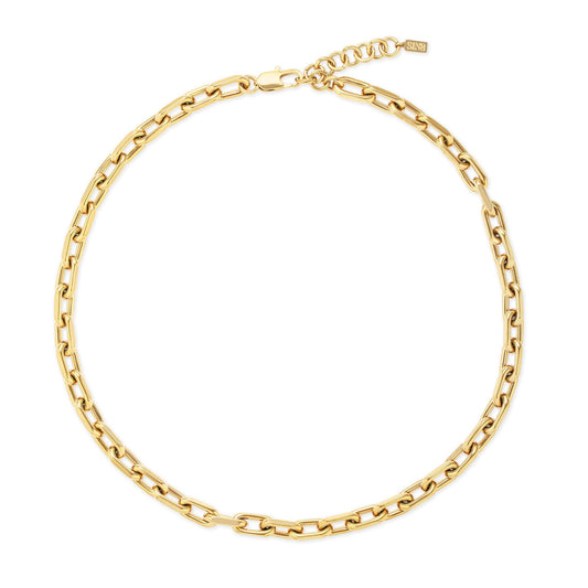 Large Link Necklace Gold