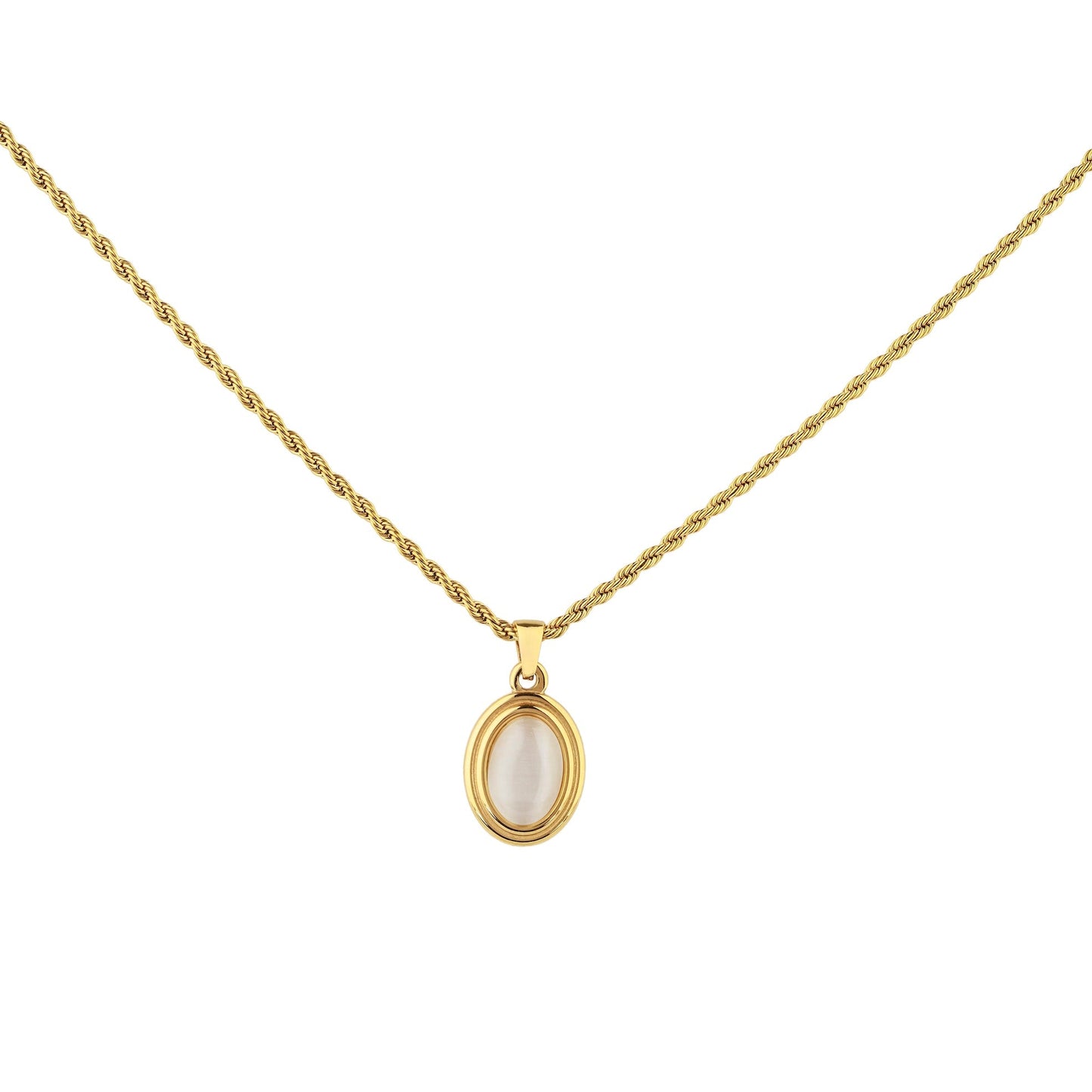 White Opal Necklace