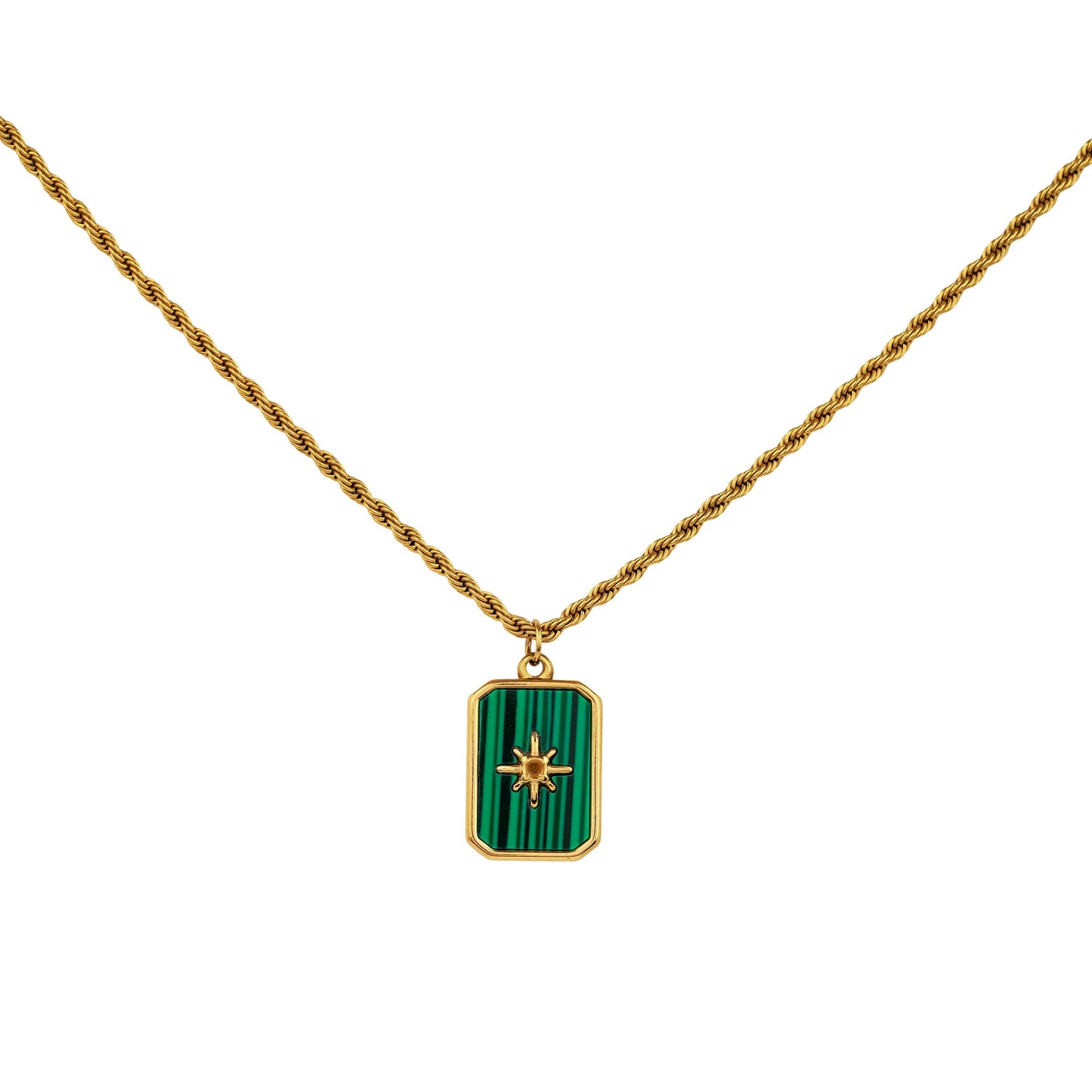 Green Pendant Necklace