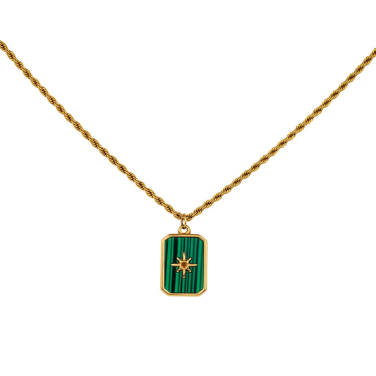 Green Pendant Necklace