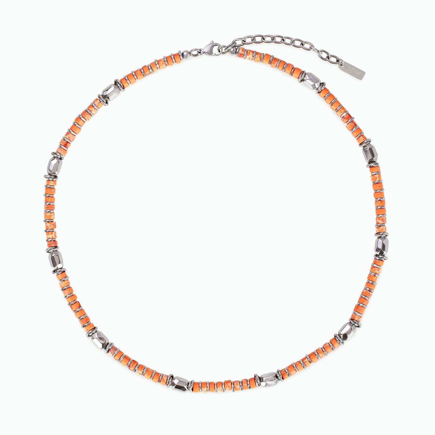 Orange Turquoise Necklace