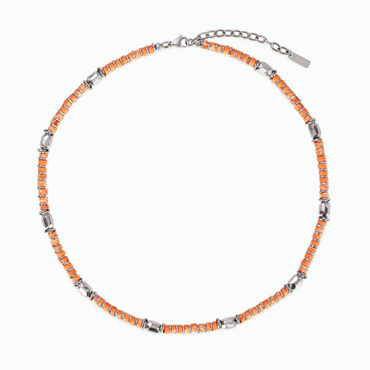 Orange Turquoise Necklace