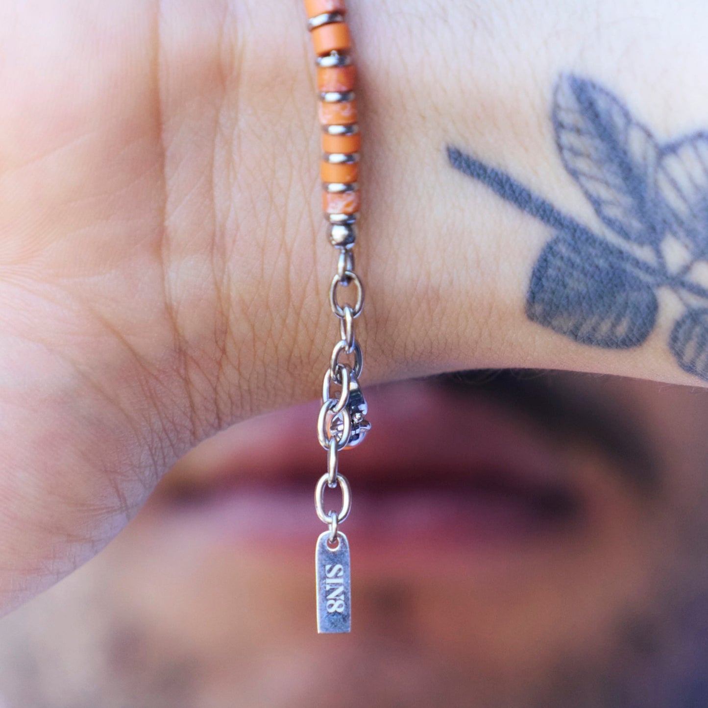 Orange Turquoise Bracelet