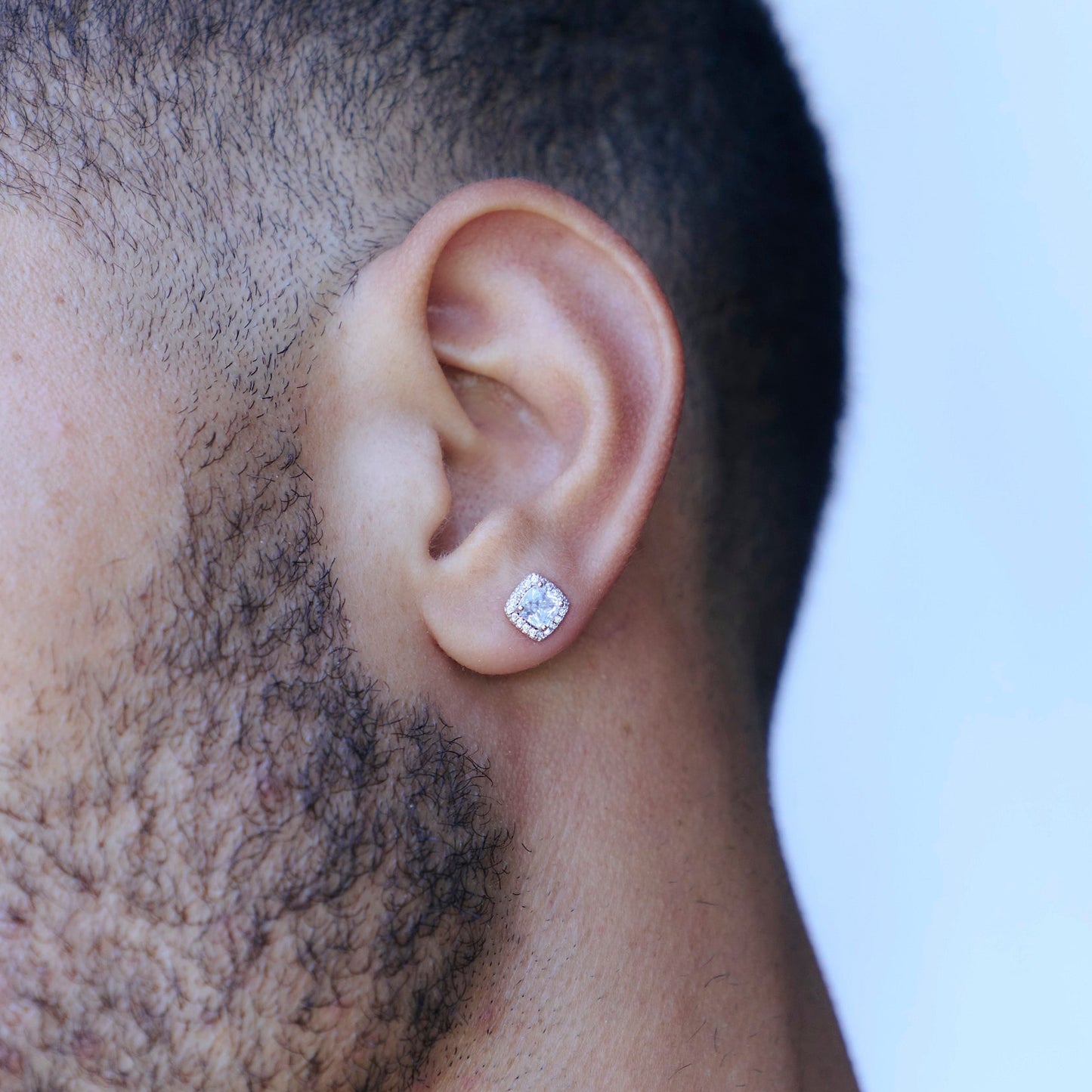 Icy Square Earstud