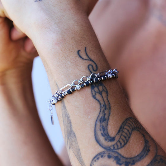 Slim Labradorite Bracelet