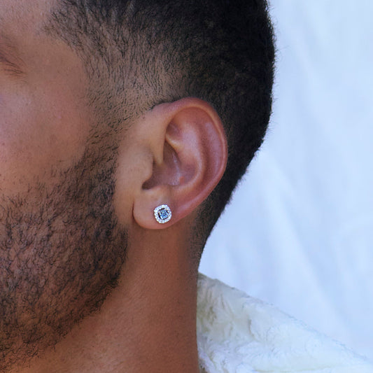 Icy Blue Earstud