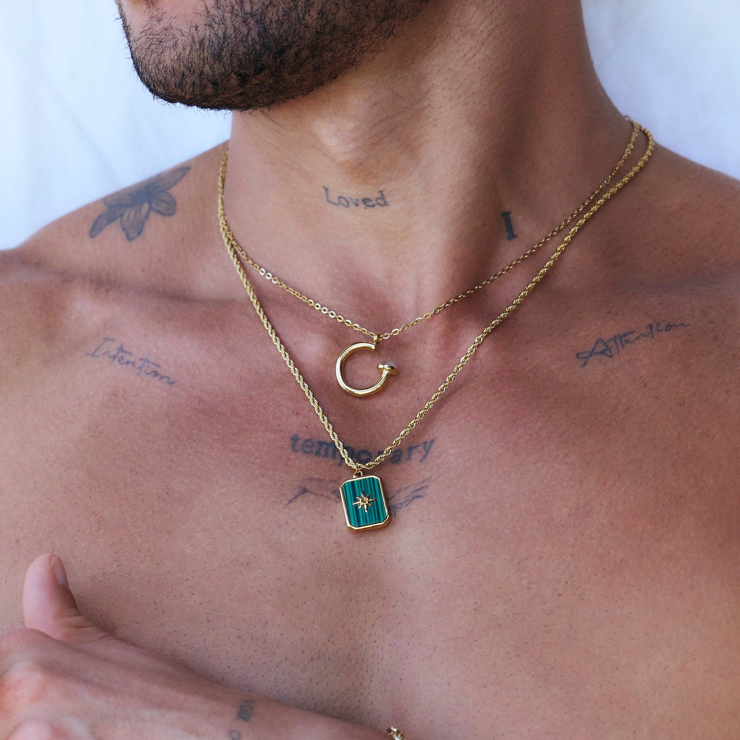 Green Pendant Necklace