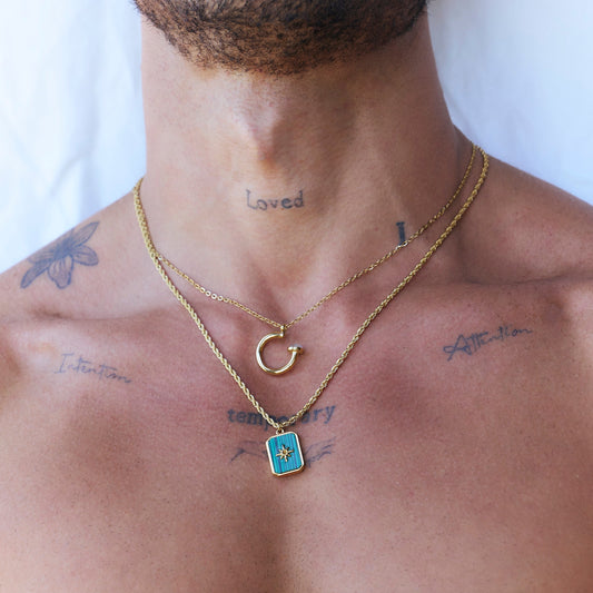 Gold Nail Necklace