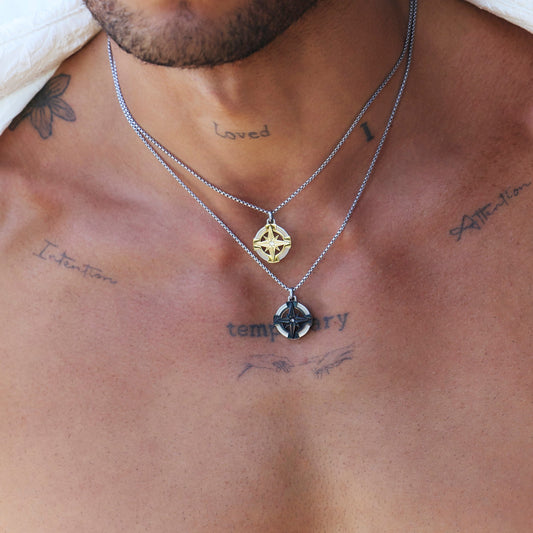 Black NorthStar Necklace